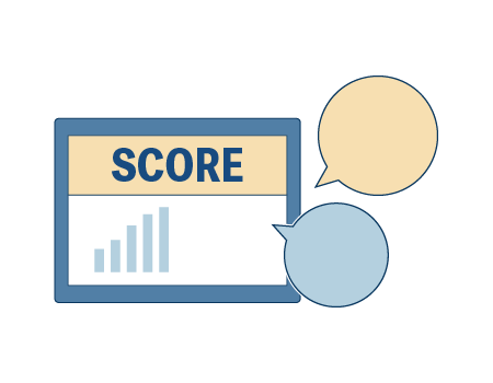 スコアリング＋具体的フィードバック
